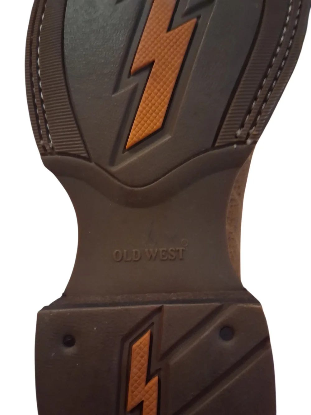 Old West Kids Two-Tone Brown and Black Western Boots
